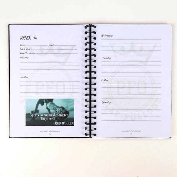 Sport journal reflection prompts for young athletes